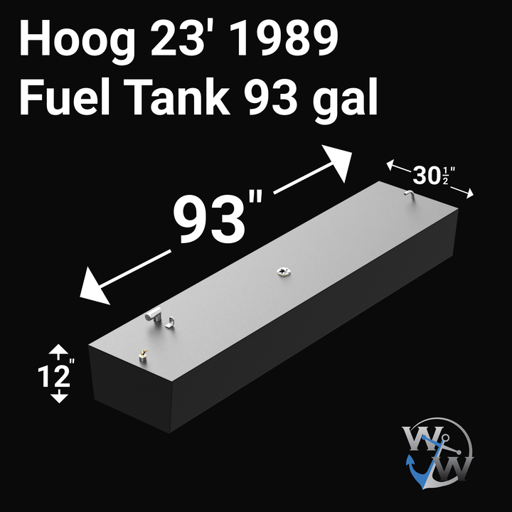 Hoog 23' 1989 Fuel Tanks 93 gal