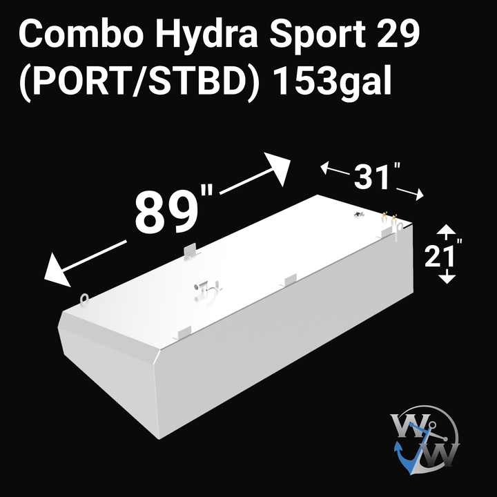 Combo Hydra Sport 29 (PORT/STBD) 306 gal