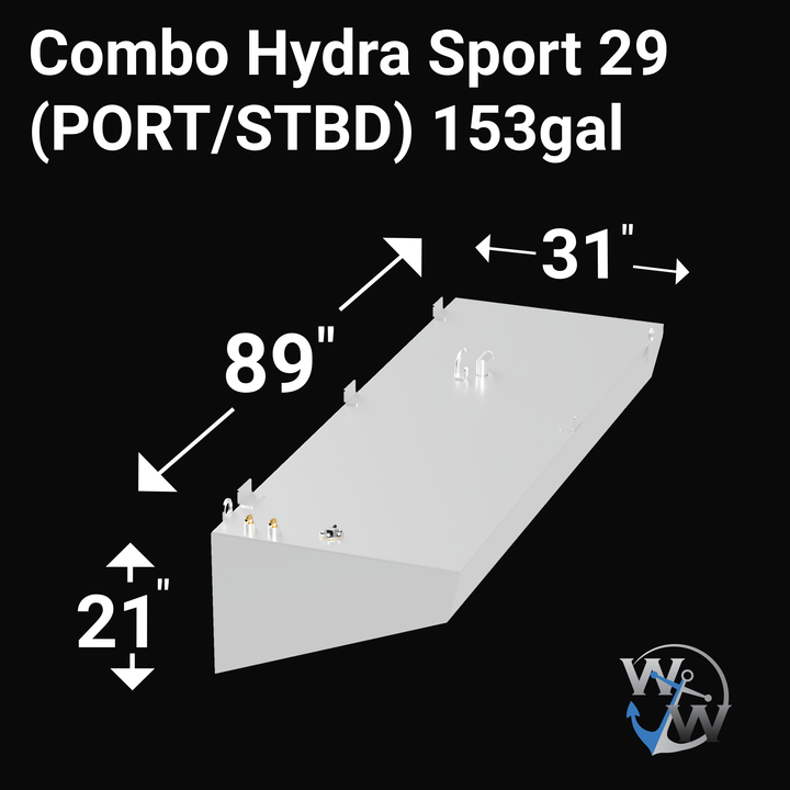Combo Hydra Sport 29 (PORT/STBD) 306 gal