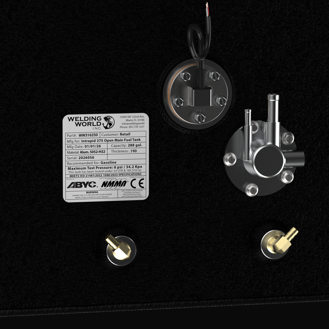 Intrepid 375 Open (2-tank combo) Fuel Tank | OEM Replacement