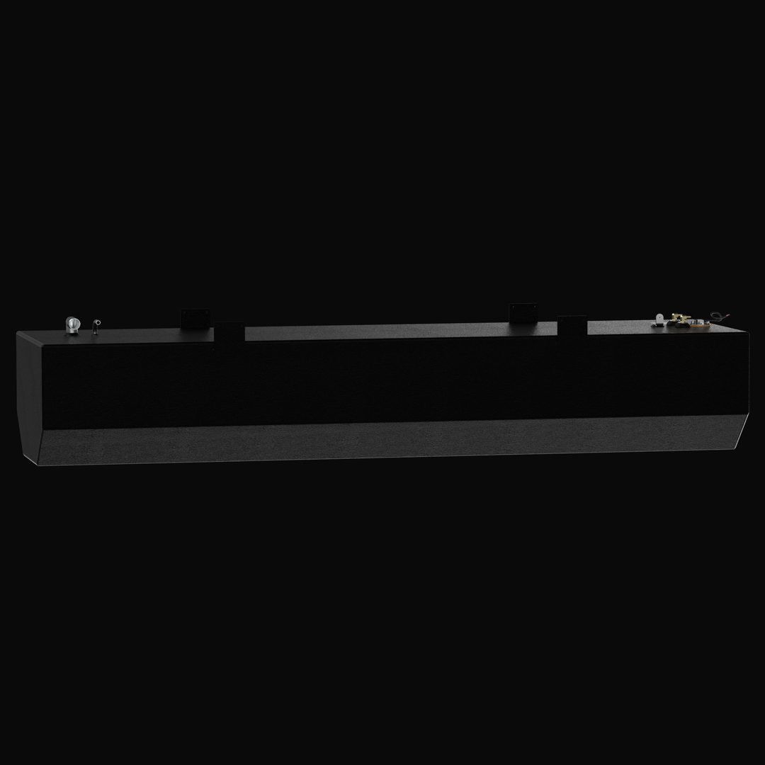 Parker 23 DV / 2300 CC 1993-2007 150 gal Aluminum Marine Fuel Tank — coated finish view
