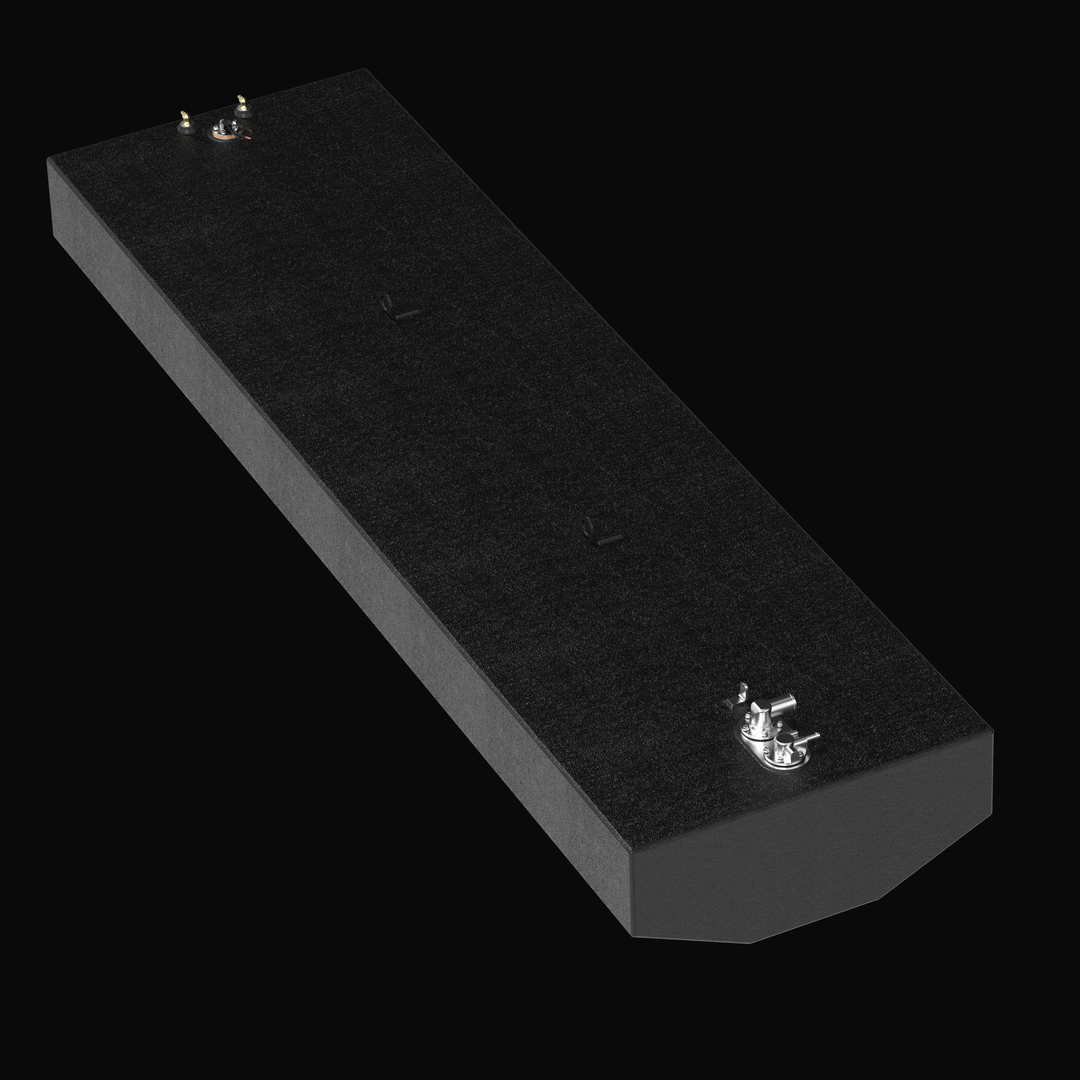 High-angle isometric view of the Renegade 32 replacement fuel tank in silver raw aluminum, displaying the full length, lifting eyes, and fuel sender unit