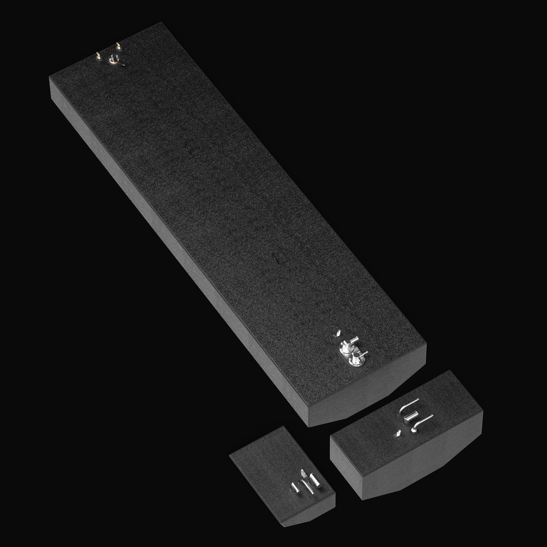 "Renegade 32 marine fuel tank system with black protective coating, showing main and auxiliary tanks in exploded view."