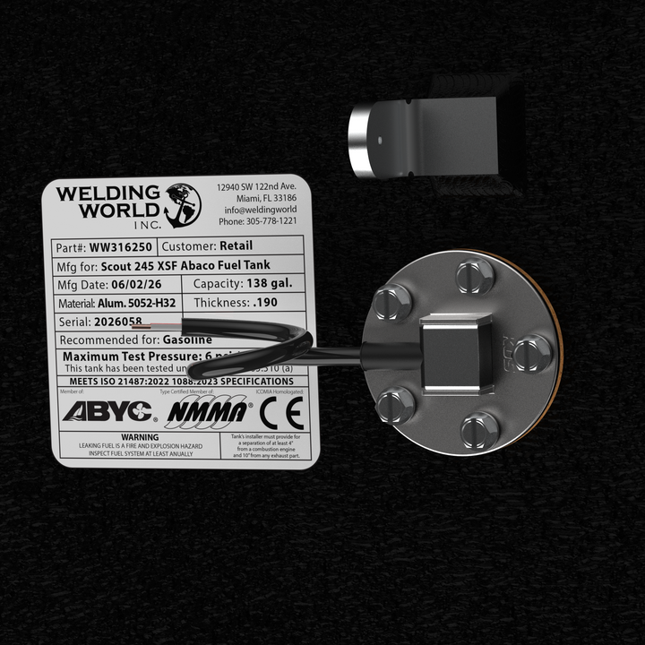 Scout 245 XSF Abaco Dorado (138 gal) | 2009-2014 OEM Replacement
