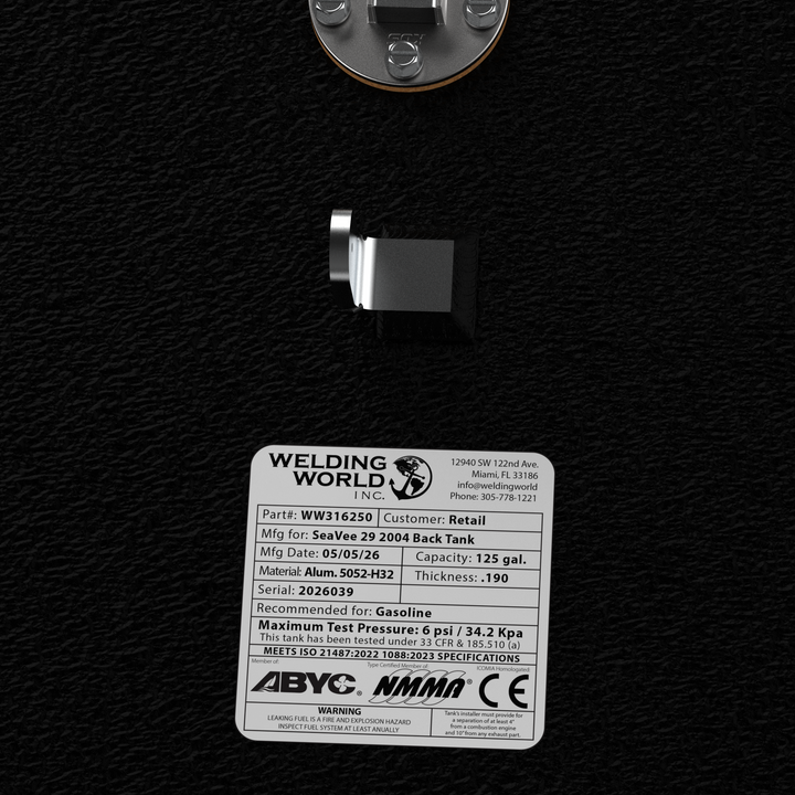 Sea Vee 29 Fuel Tank (2-tank combo) | 2004 OEM Replacement