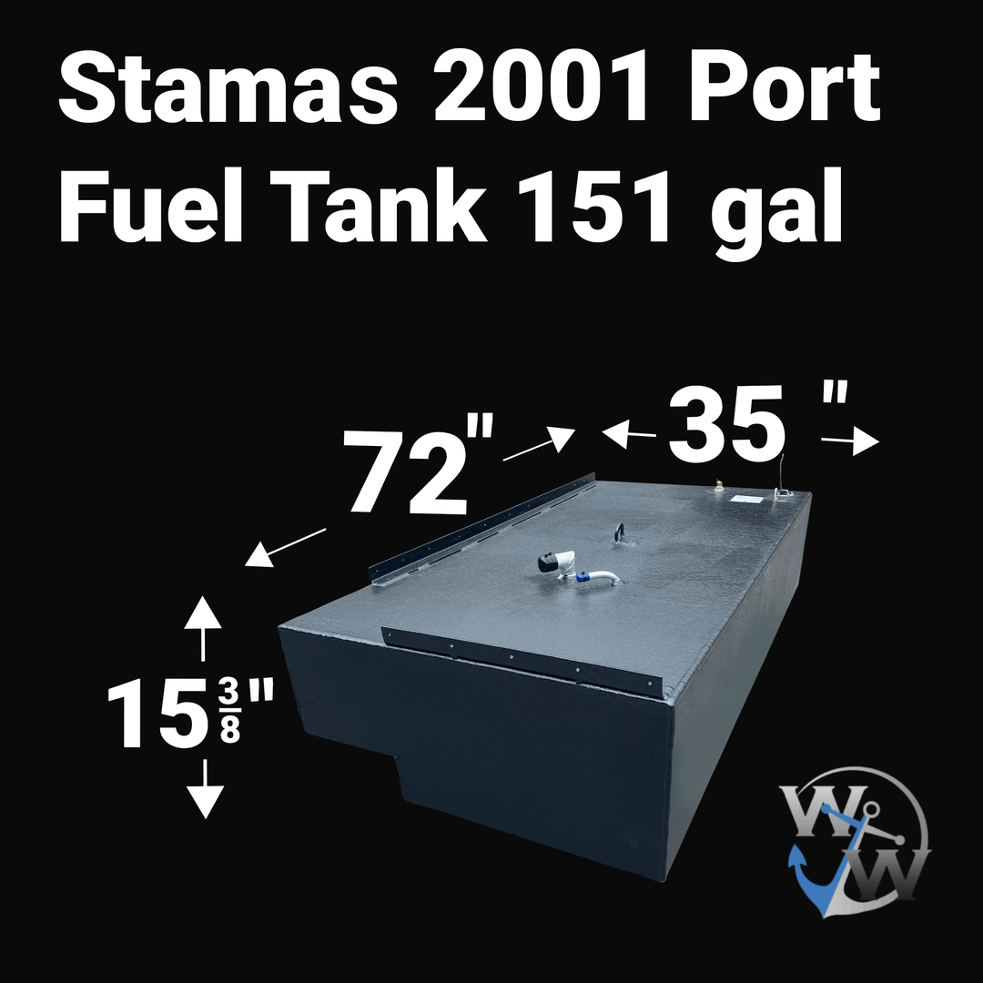 Stamas 33 (151 Gal) Fuel Tank PORT/STBD | 2001 BUILT TO OEM SPECS