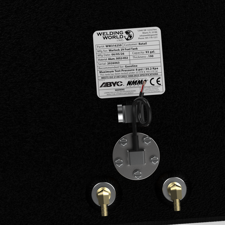 Warlock 29 Fuel Tank 93 gal | 1998 OEM Replacement