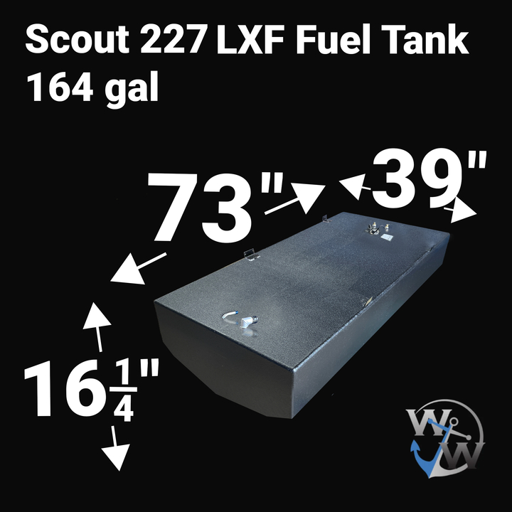 Scout 227 LXF Fuel Tank 164 gal | OEM Replacement