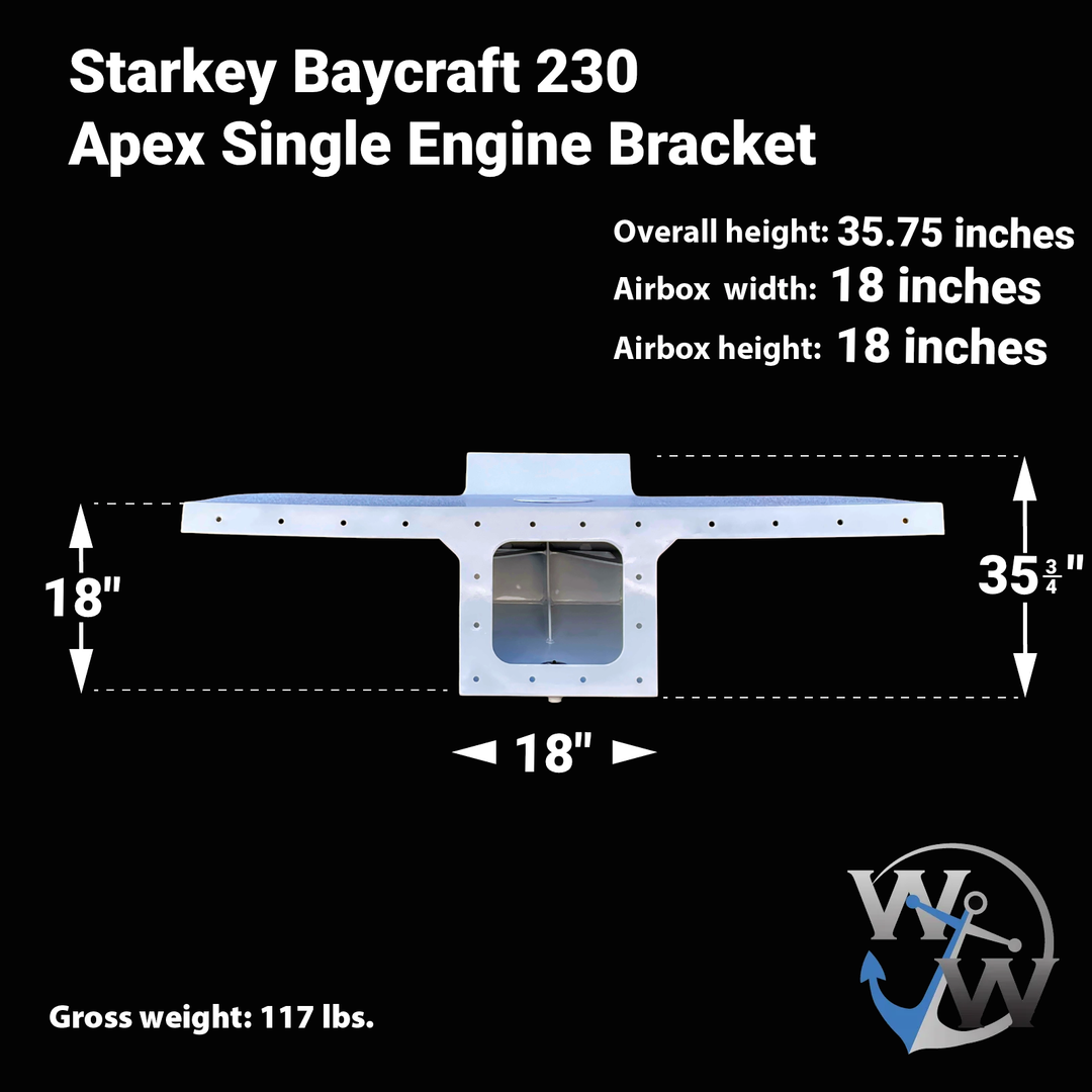 Starkey Baycraft 230 (2002-2004) Apex Single Engine Bracket