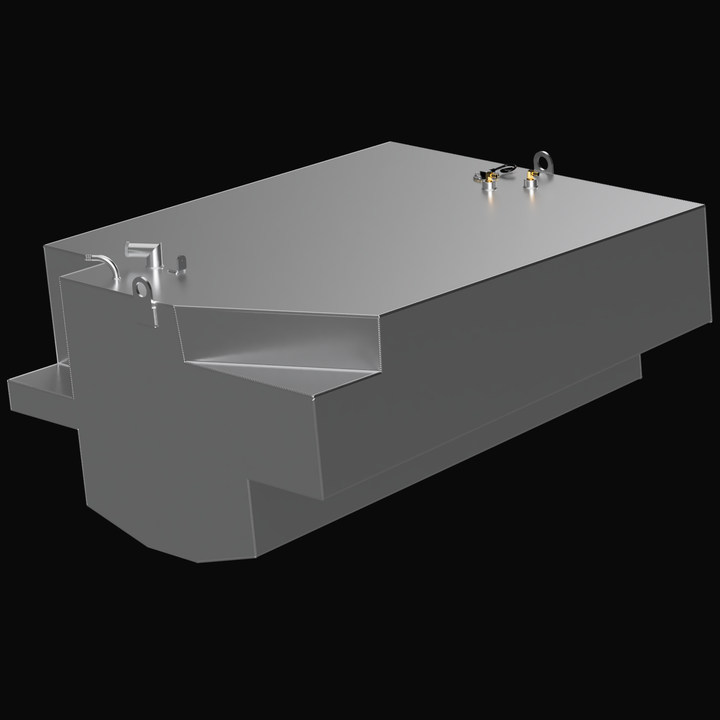 Bertram 28B Fuel Tank (190 gal. nom.) | OEM Replacement - Welding World, Inc.