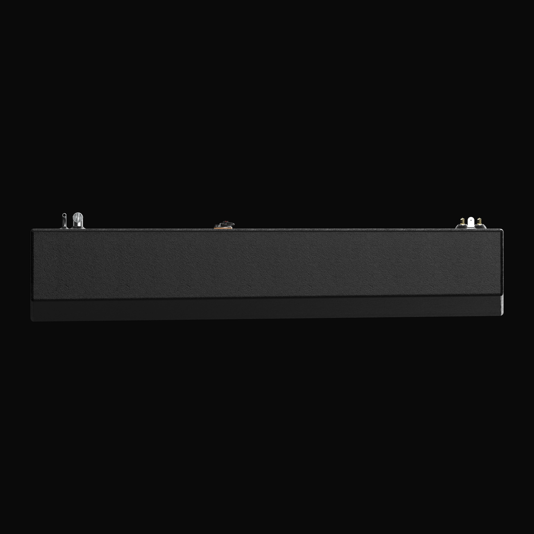 Front-facing view of a 1998 Boston Whaler Outrage 22 replacement fuel tank. This image highlights the durable .190 aluminum construction and the seamless Coal Tar Epoxy coating. The profile shows the precision-engineered mounting tabs and the 77-gallon tank's structural welds, confirming its status as a direct-fit OEM replacement that complies with ABYC, USCG, and NMMA standards.