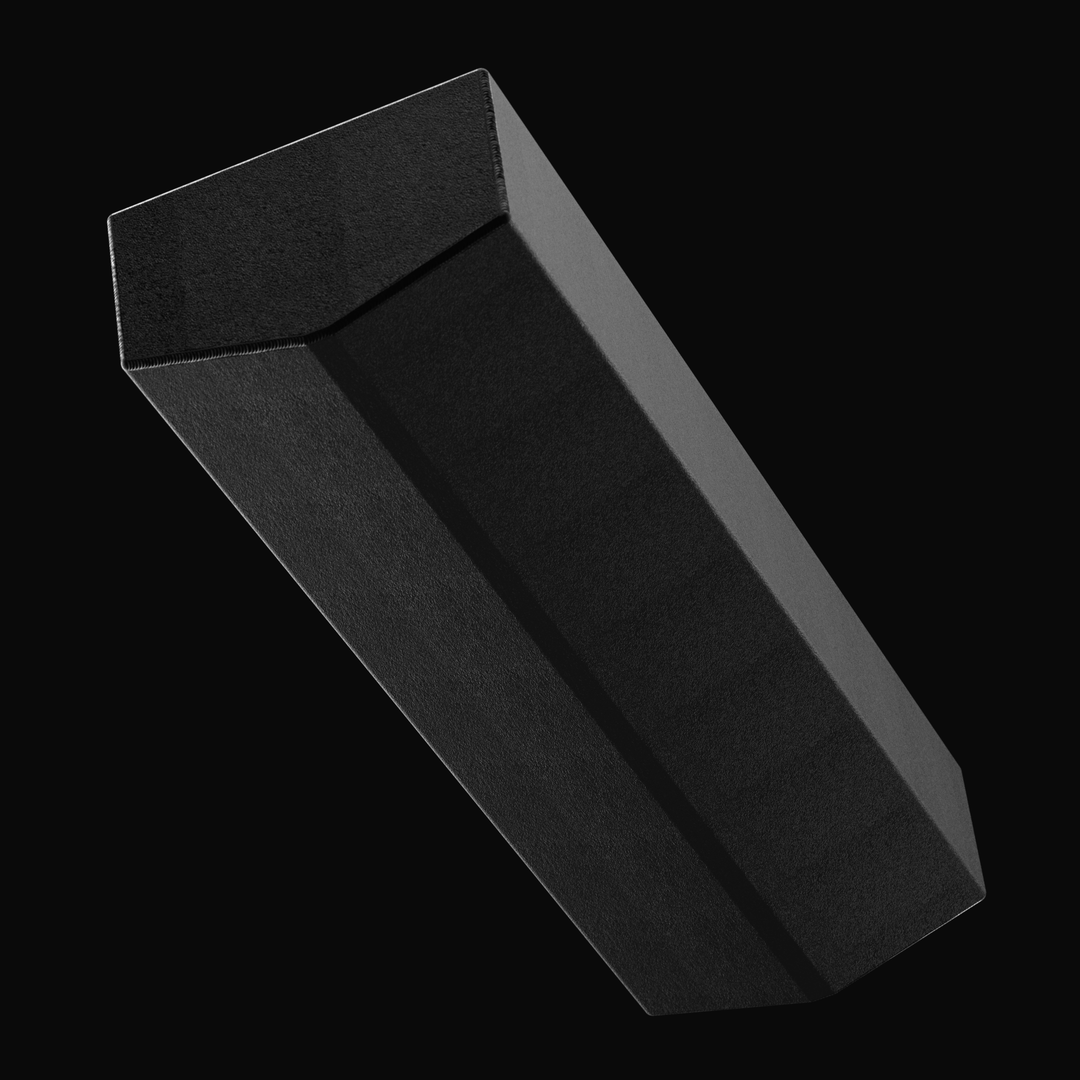 Isometric profile of a 1998 Boston Whaler Outrage 22 replacement fuel tank. This high-conversion image showcases the rugged .190 aluminum construction and the specialized Coal Tar Epoxy finish. The view highlights the precision-welded mounting tabs and integrated component ports, demonstrating a direct-fit OEM design that ensures full ABYC, USCG, and NMMA compliance for offshore use.