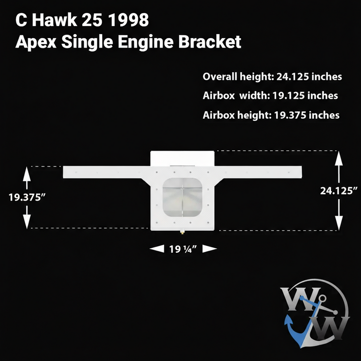 C-Hawk 25 1998 Apex Single Engine Bracket