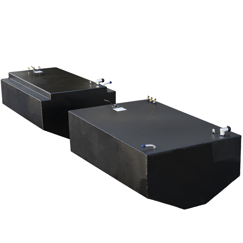 Carrera 36 - Saddle 2-Fuel Tanks Combo (171 & 161 gal. net) | OEM Replacement - Welding World, Inc.