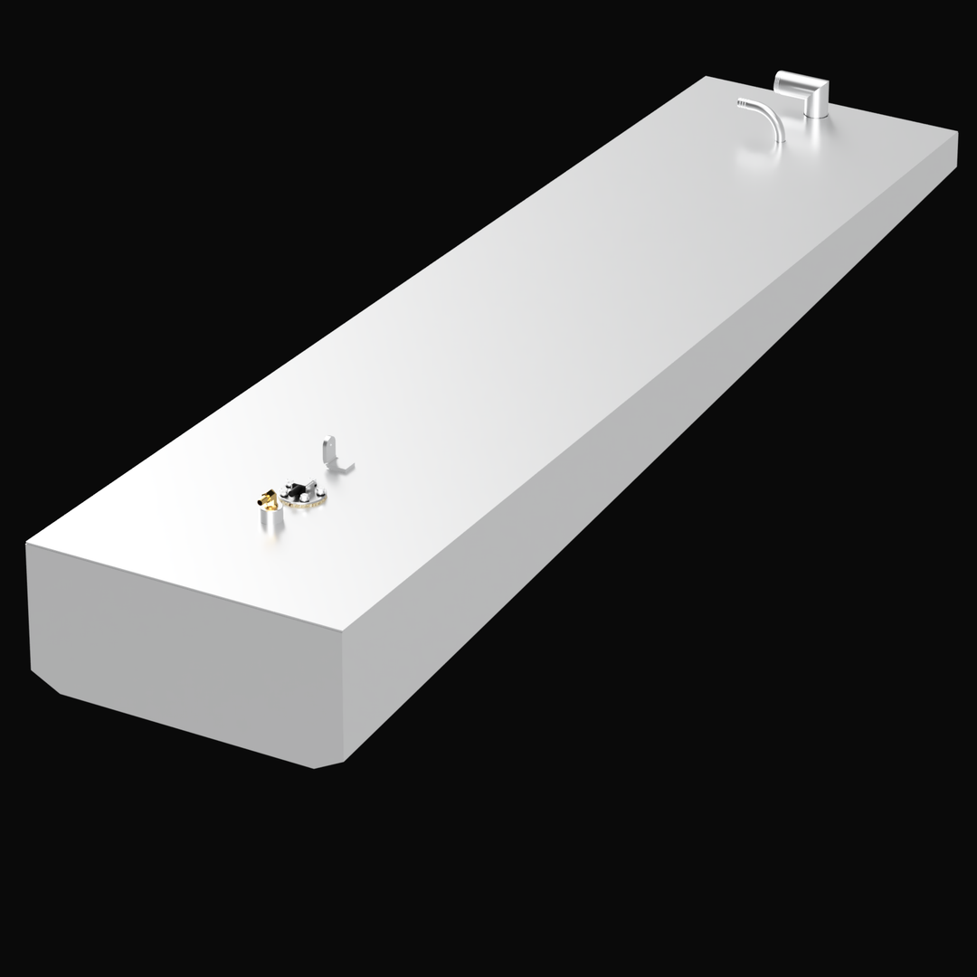 Intended for a 41-gallon fuel tank designed for a 2004 Cayman Range 191 boat. Marine fuel tanks of this capacity and for this type of vessel are typically constructed from durable, marine-grade materials such as aluminum or cross-linked polyethylene. They are custom-shaped to fit optimally within the boat's hull structure and are equipped with standard fittings for fuel fill, vent, engine supply, and fuel level monitoring.