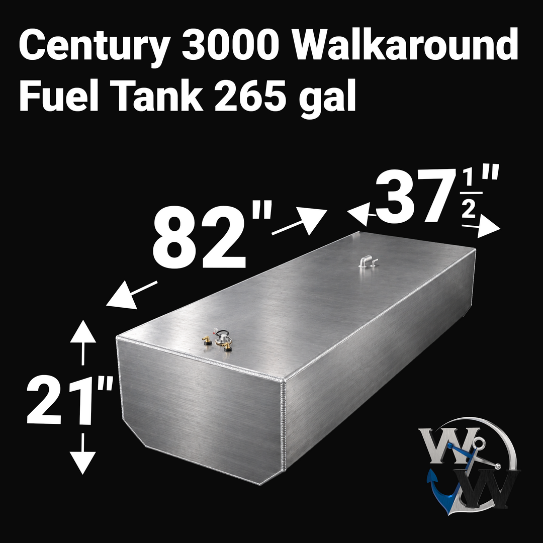 Century 3000 Walkaround  Fuel Tank 265 gal | OEM Replacement