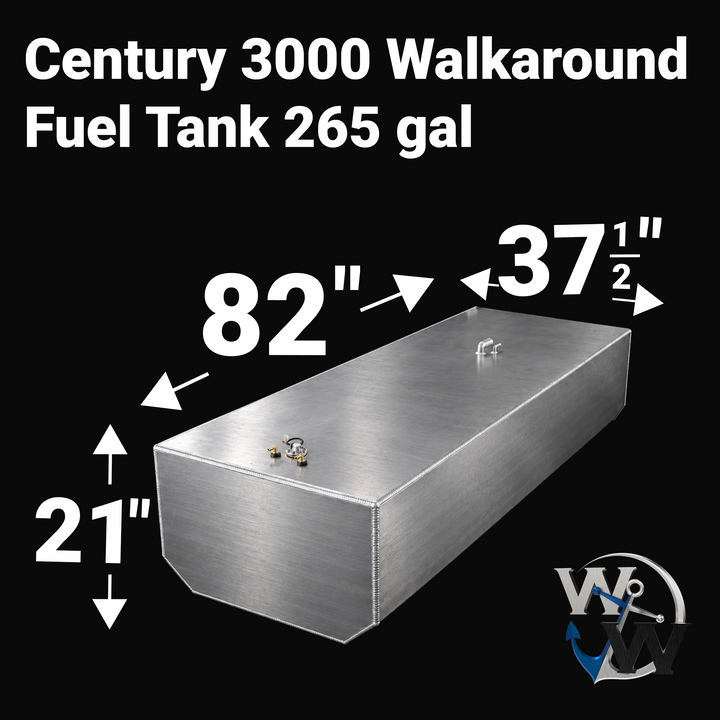 Century 3000 Walkaround  Fuel Tank 265 gal | OEM Replacement