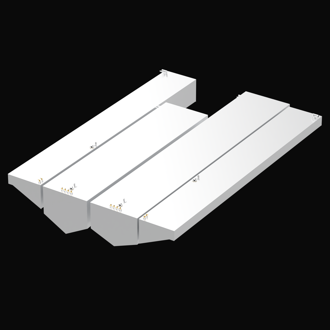  Intended for a 4-tank combination fuel system designed for a 1975 Cigarette 35' high-performance boat, boasting an exceptionally large total capacity of 888 gallons. This complex fuel system would typically comprise four individual tanks, custom-fabricated from marine-grade aluminum. These tanks would be engineered to integrate seamlessly within the boat's hull, optimizing space and maintaining proper weight distribution essential for performance vessels.