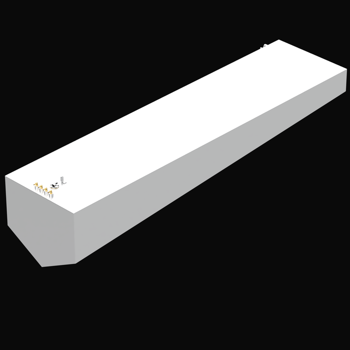 Intended for a 4-tank combination fuel system designed for a 1975 Cigarette 35' high-performance boat, boasting an exceptionally large total capacity of 888 gallons. This complex fuel system would typically comprise four individual tanks, custom-fabricated from marine-grade aluminum. These tanks would be engineered to integrate seamlessly within the boat's hull, optimizing space and maintaining proper weight distribution essential for performance vessels. 