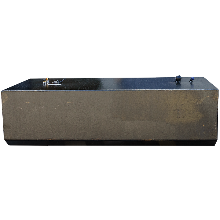 2006 Cobia 254 OEM replacement fuel tank with a capacity of 150 gallons, featuring a sleek, rectangular design and two fittings on the top