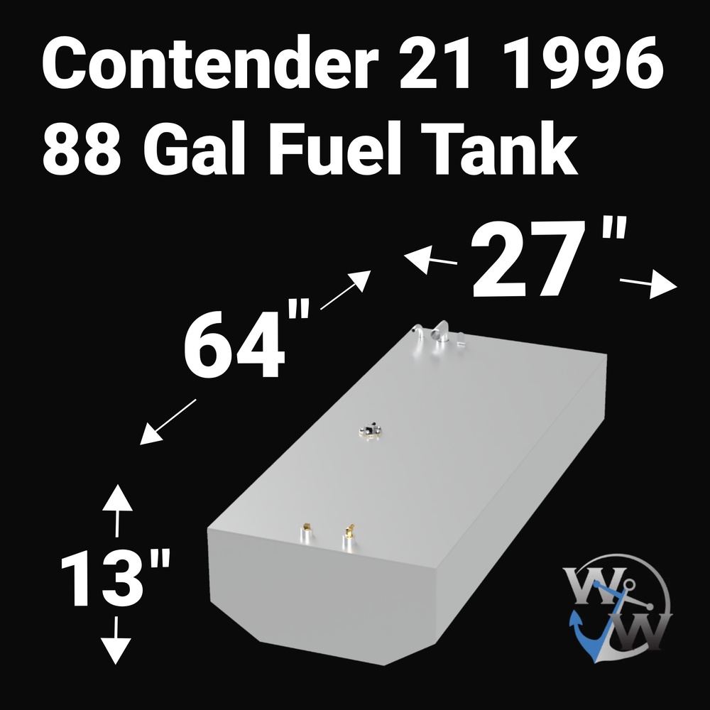 Contender 21' (1996) 88 Gal Fuel Tank | OEM Replacement - Welding World, Inc.
