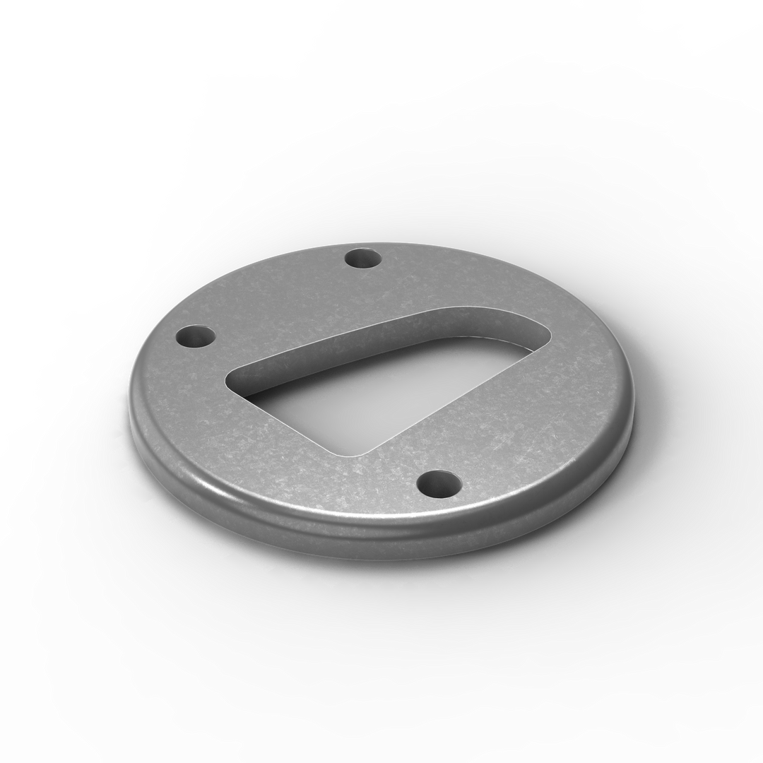 D3 - 2.5" dia. x 3/8" Round Grommet Pad (Left Side) - Welding World, Inc.