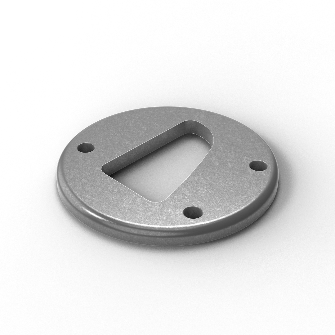 D3 - 2.5" dia. x 3/8" Round Grommet Pad (Right Side) - Welding World, Inc.