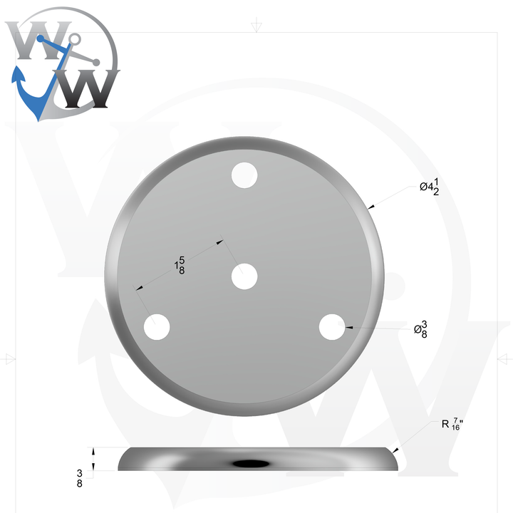 WW-R4.5-4H Grommet Pad