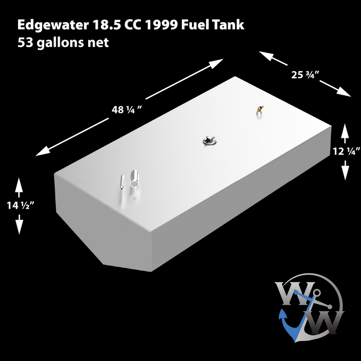 Mach Gal Net Edgewater 18.5 CC 1999 - 53 gal. net Fuel Tank | OEM Replacement ...