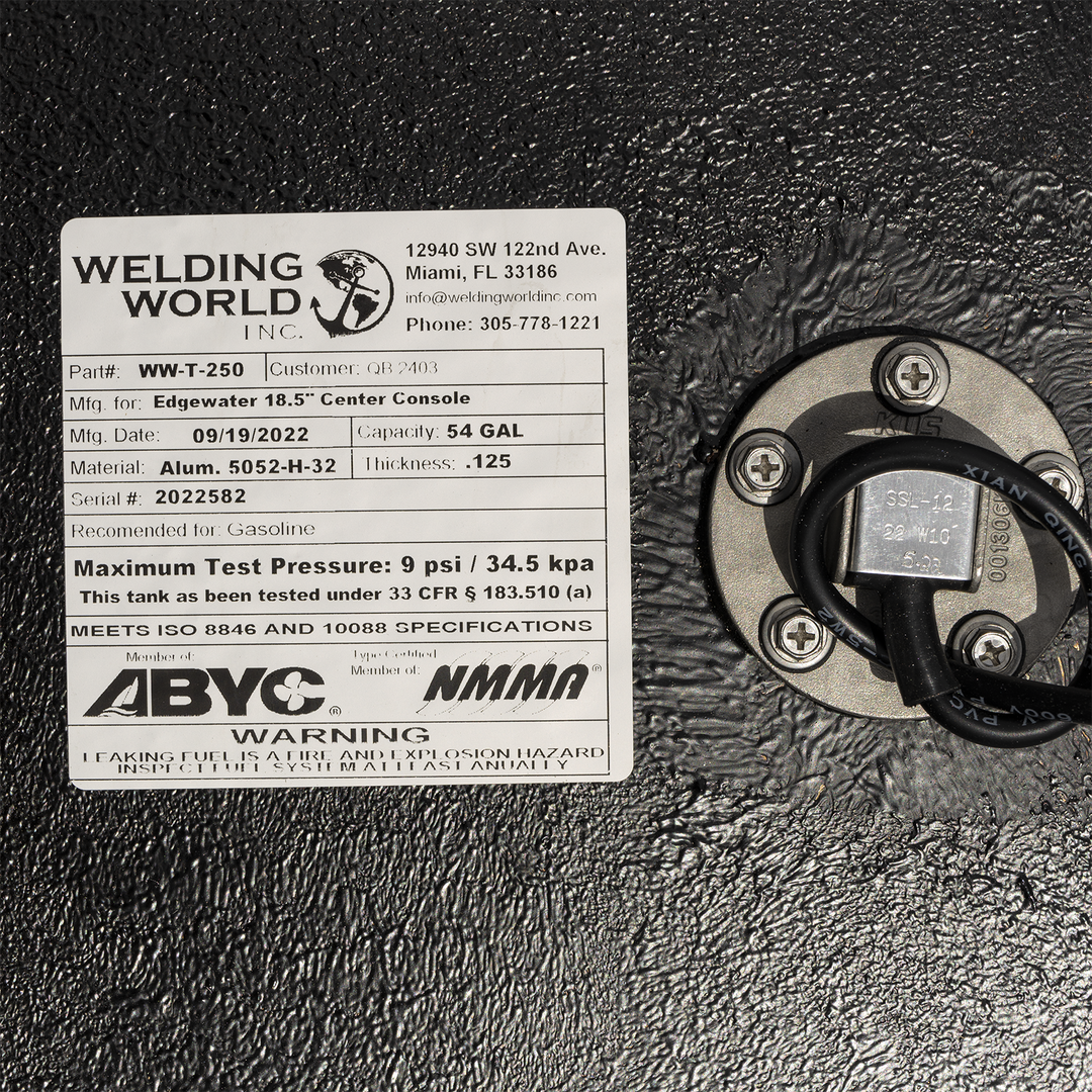 再々値下げ【新品・未使用】WE’RTHY 2nd SKIN TANK sizeM Edgewater 18.5 CC 1999 - 53 gal. net Fuel Tank | OEM Replacement