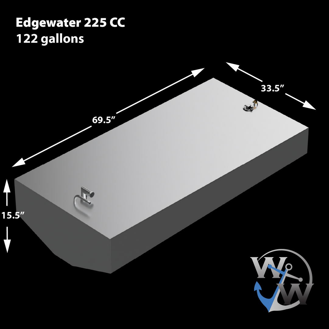 Edgewater 225 CC - 122 gal. - Belly Fuel Tank | OEM Replacement
