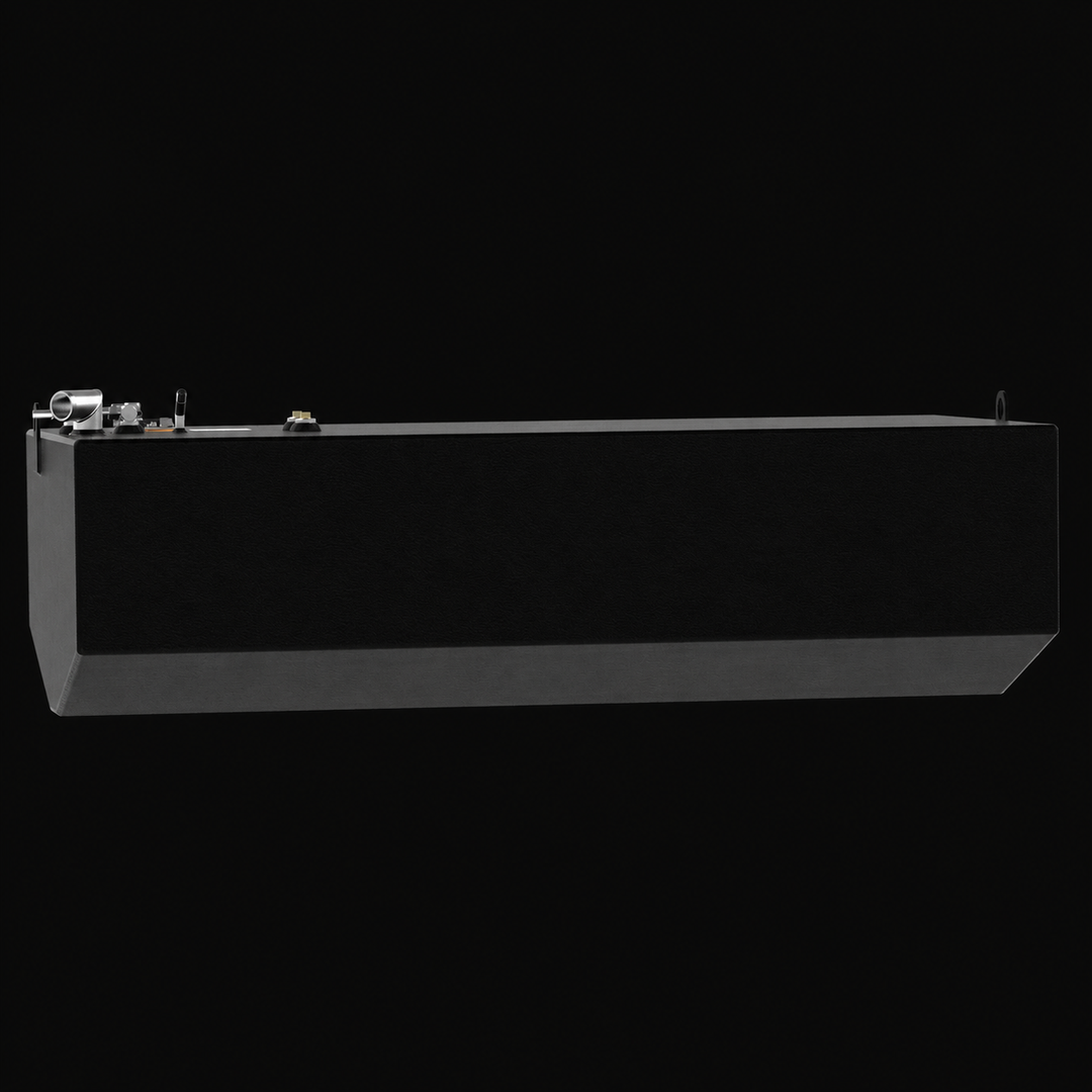 A side-elevation perspective rendering of a single black center-hull fuel cell showcasing a Formula 33 SS replacement marine fuel tank. This 160-gallon high-capacity tank features an elongated rectangular profile with integrated hull-conforming bottom contours engineered by Welding World to align perfectly within a deep-V keel cavity. Fabricated from heavy-gauge marine-grade 5052-H32 aluminum, the entire structure is encapsulated in a protective, textured black TarGard epoxy coating to resist bilge corrosio