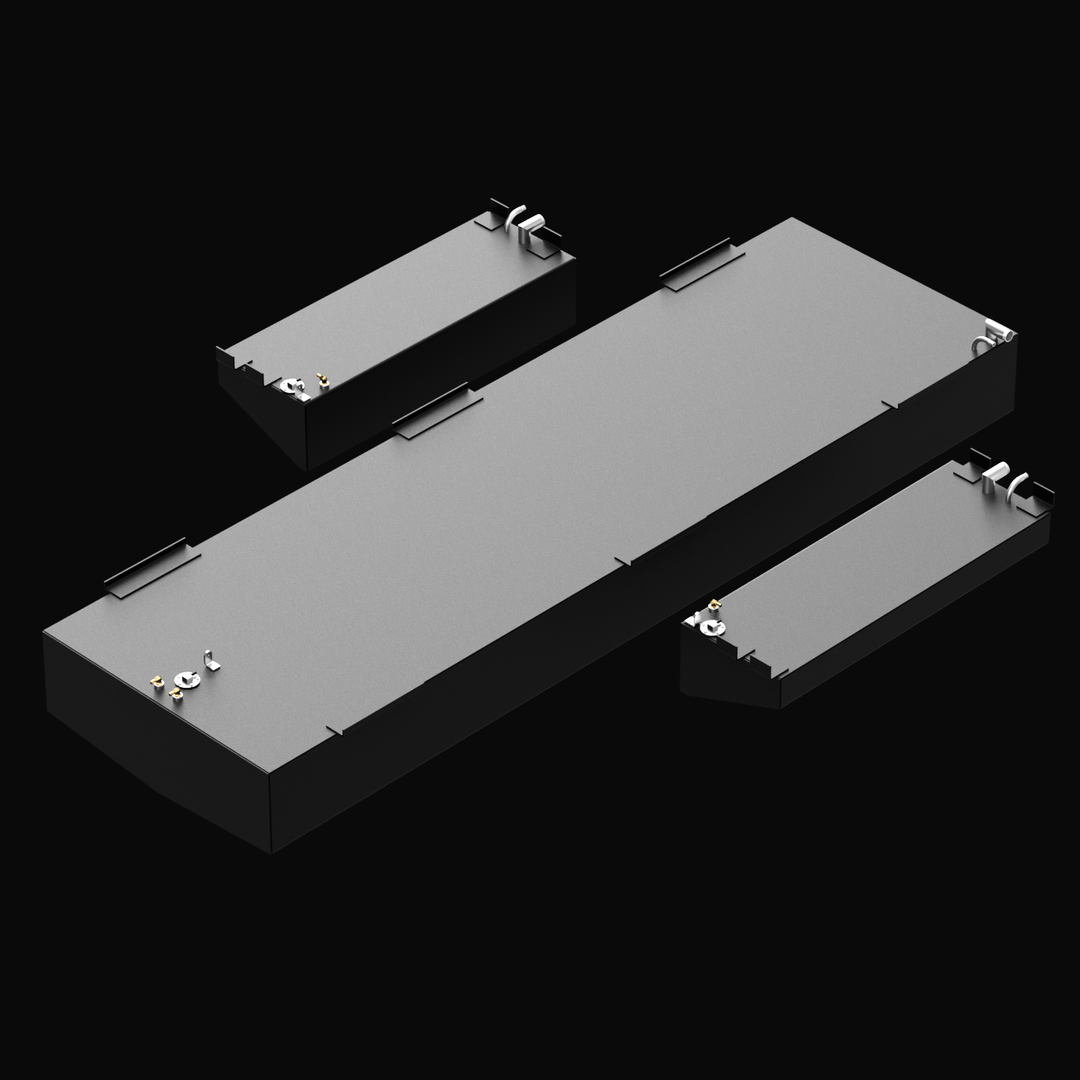 2001 Fountain 31, combo view featuring the boat's three-tank setup, designed for offshore fishing with a high-performance and durable layout