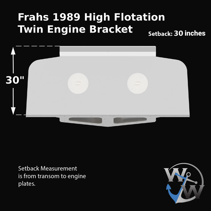 Frahs 1989 High Flotation Twin Engine Bracket - Welding World, Inc.