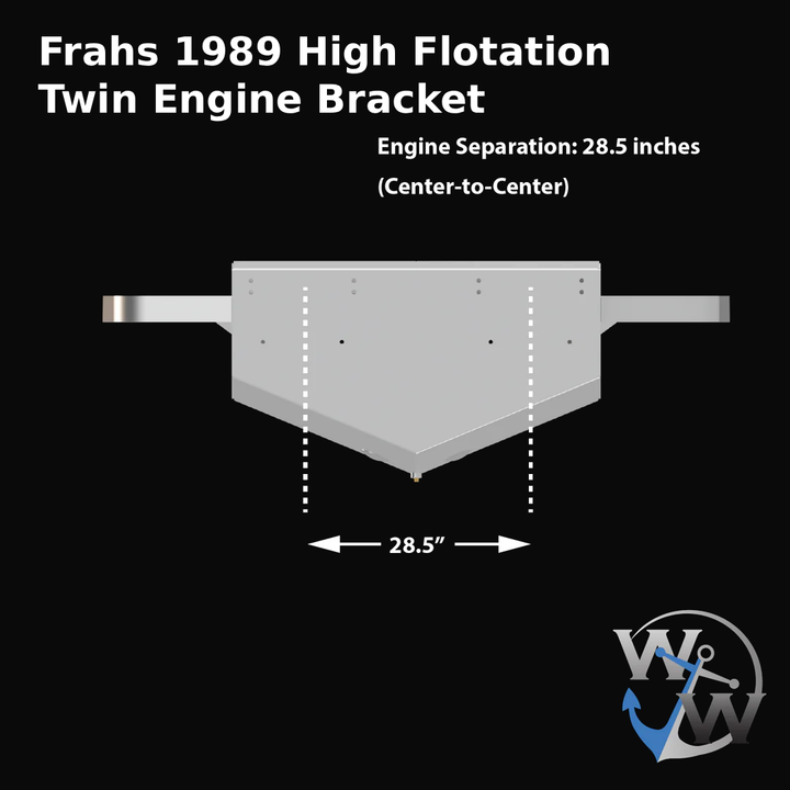 Frahs 1989 High Flotation Twin Engine Bracket - Welding World, Inc.