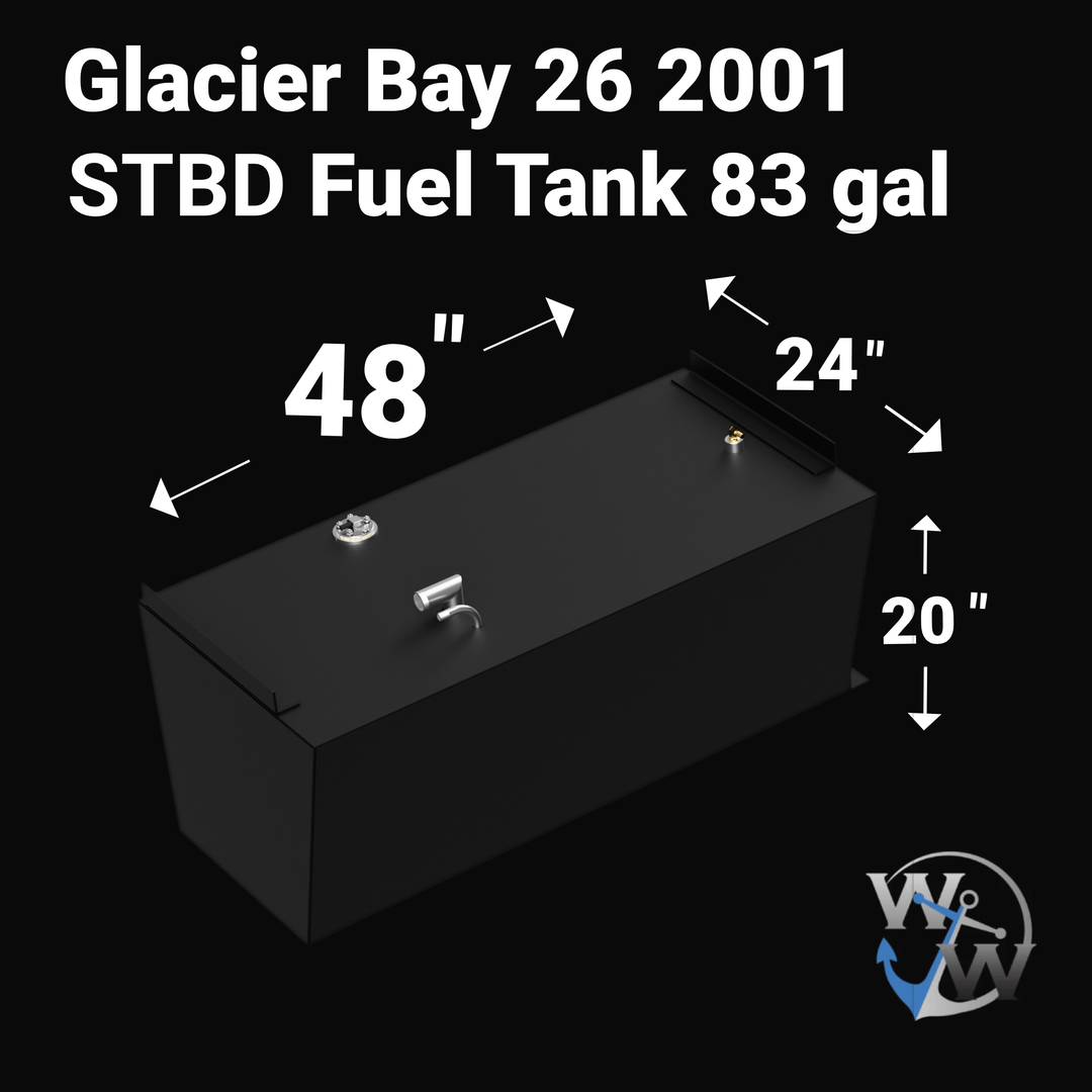 Glacier Bay 26 PORT/STBD (83 gal ea.) Water (17 gal)| 2001 OEM Replacement