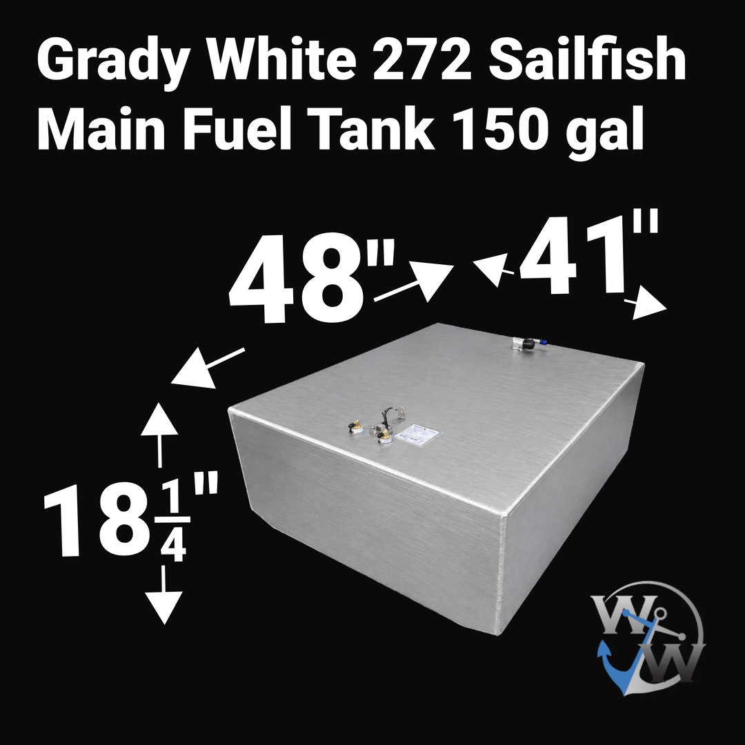 Grady White 272 Sailfish (2-tank combo) Fuel Tank | OEM Replacement