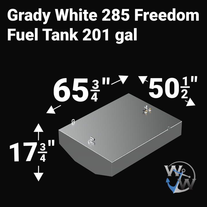 Grady White 285 Freedom Fuel Tank (201 gal) | 2012-2026 OEM Replacement