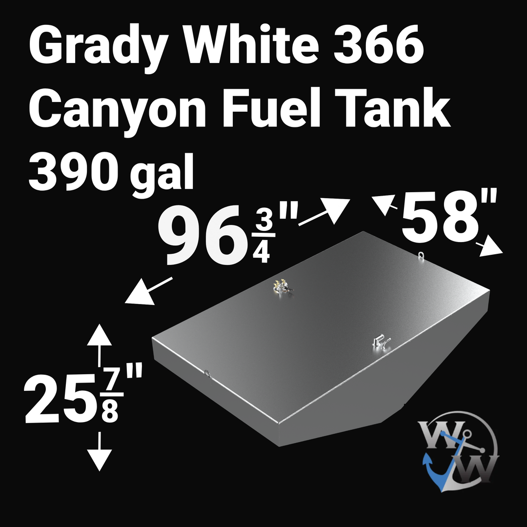 Grady White 366 Canyon Fuel Tank (390 gal) | OEM Replacement