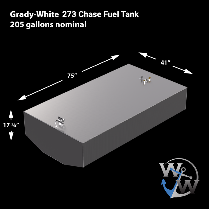 Pescador 204 - 1998 - 47 gal. Tanque de combustible de repuesto OEM