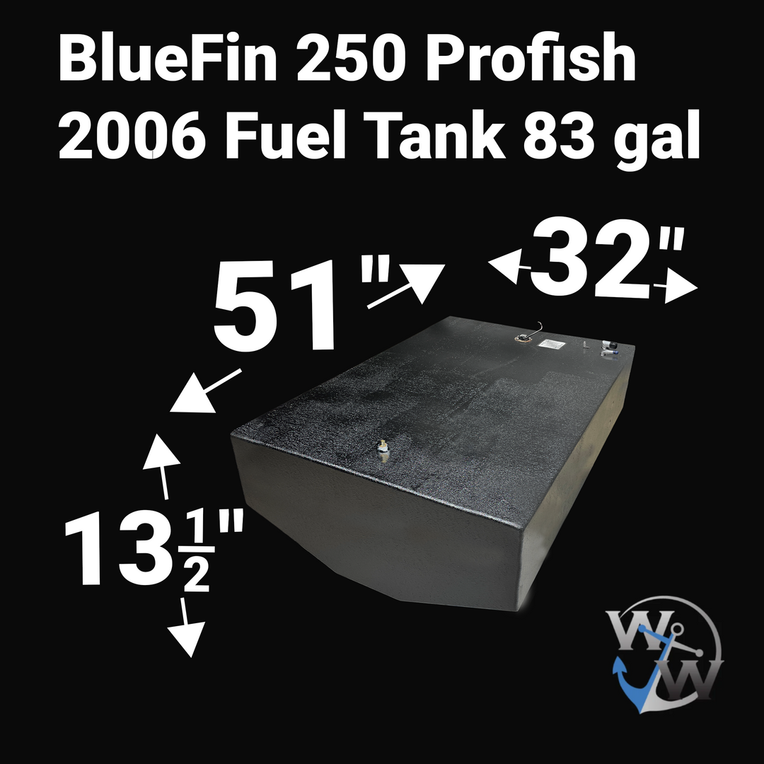 BlueFin 250 Profish Fuel Tank (83 gal) | 2006 OEM Replacement