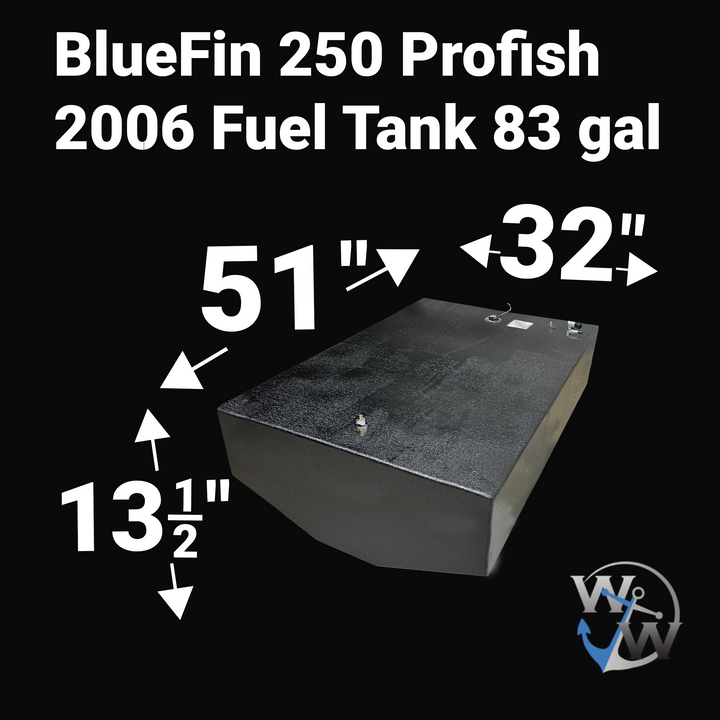 BlueFin 250 Profish Fuel Tank (83 gal) | 2006 OEM Replacement
