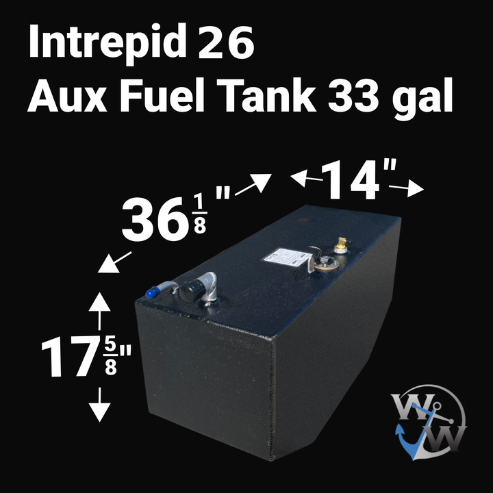 Intrepid 26 Fuel Tank (148 gal) Aux (33 gal) | OEM Replacement
