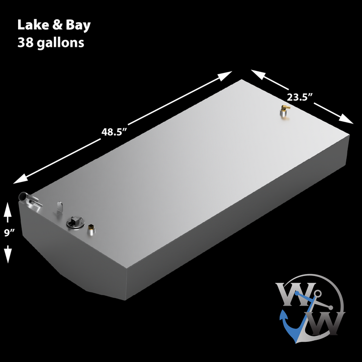 Lake & Bay 21' -  38 gal. OEM Replacement Belly Fuel Tank - Welding World, Inc.