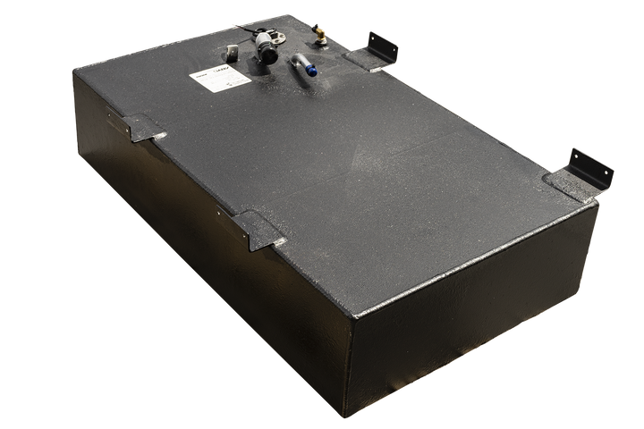 Mako 171 1989-2000 Type-B, 37-gallon OEM replacement fuel tank, designed for durability and compatibility with Mako boats, featuring high-grade construction