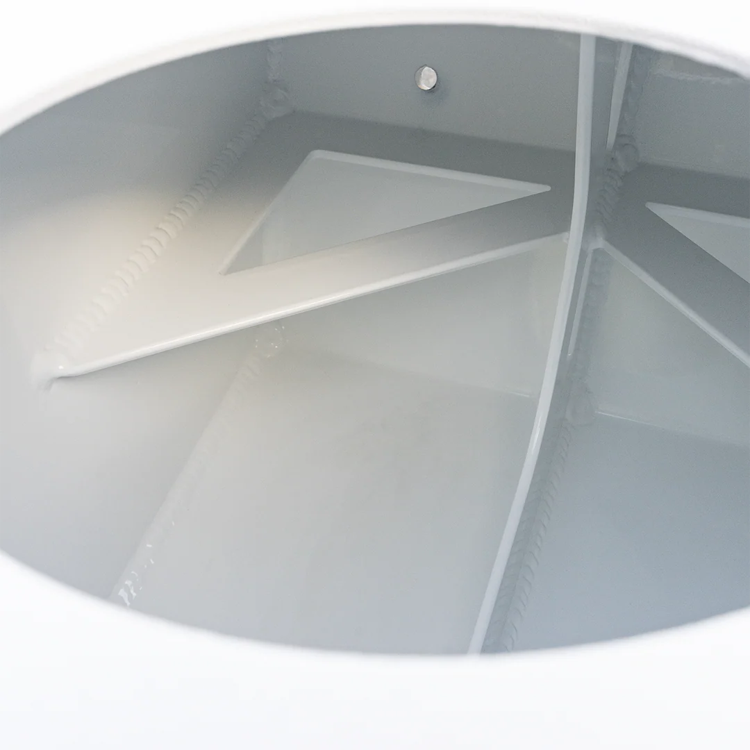 Close-up view of the zinc anode and drain plug on the Glastron Sea Fury 216 Apex marine bracket