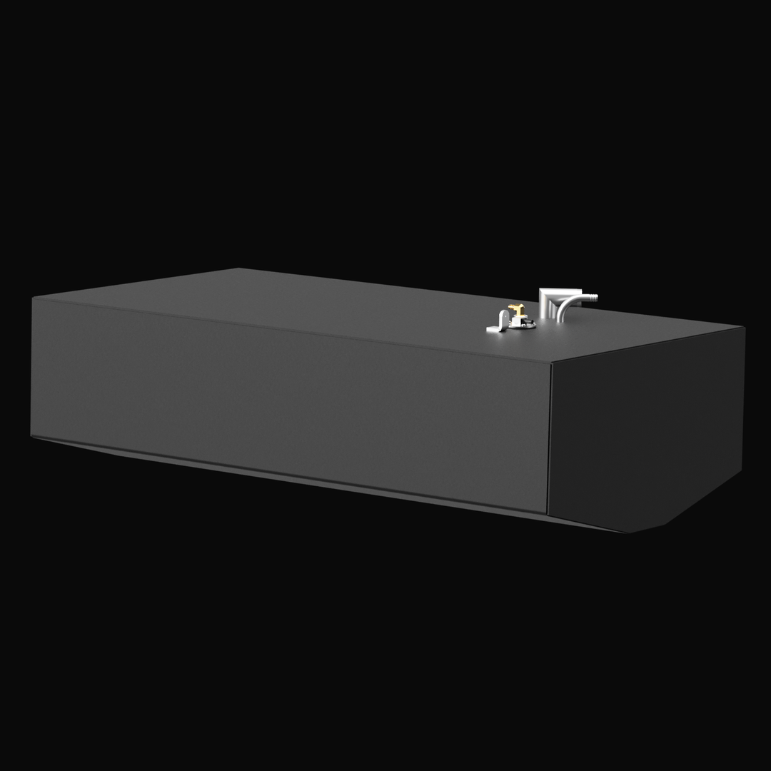 1978 Mako 21 with an 83-gallon net Built to OEM Specs fuel tank, designed for offshore fishing with durable and efficient fuel storage