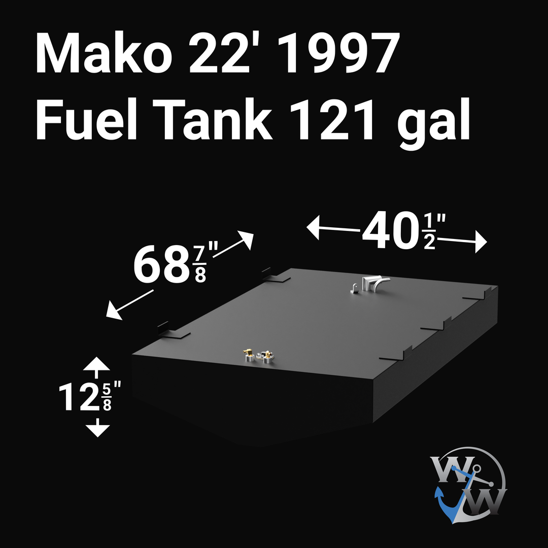 Mako 22 (1997) 121 Gal Fuel Tank | OEM Replacement – Welding World
