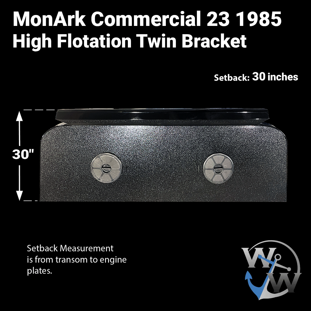 MonArk Commercial 23 1985 High Flotation Twin Engine Bracket