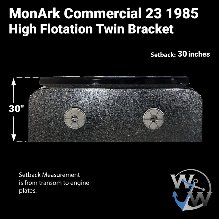 MonArk Commercial 23 1985 High Flotation Twin Engine Bracket